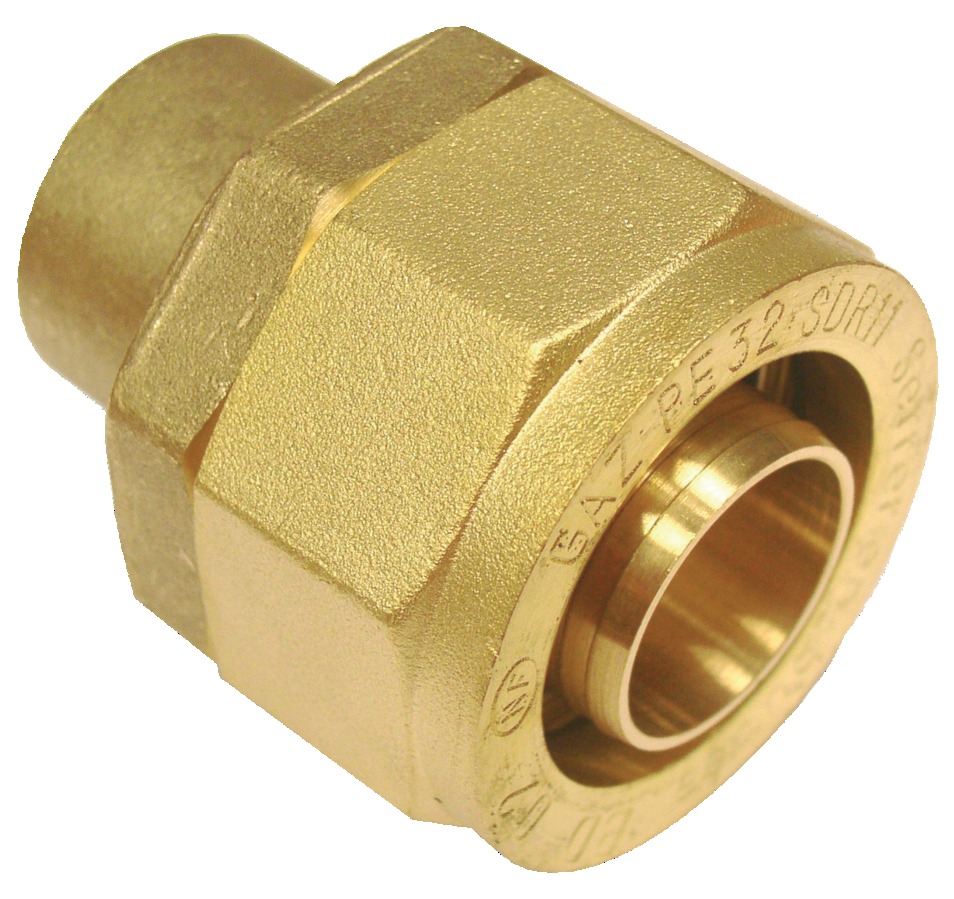 Raccord gaz cuivre 22 pour PE 32 BANIDES 2622220