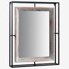 Alta Collection Mirror by 4D Concepts in Washed Fir