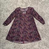 American Eagle Outfitters Dresses | American Eagle Outfitters Paisley Dress | Color: Blue/Purple | Size: S
