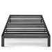 Alwyn Home Hampton 14" Heavy Duty Steel Platform Bed Metal in Black | 14 H x 39 W x 75 D in | Wayfair 3EA75FAF82E14B048AA9797B6377C4BB