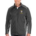 Men's Antigua Heather Charcoal Los Angeles Rams Big & Tall Revolve Full-Zip Jacket