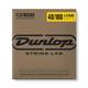 Dunlop DBFS40100 - Bass-Saitensatz - Flachnetze mit langer Mensur 40-100