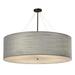 Justice Design Group Classic 48 Inch Drum Pendant - FAB-9597-GRAY-DBRZ