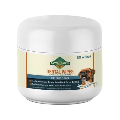 Pawstruck Dog & Cat Dental Wipes, 50 count