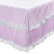 Baby Doll Sweet Touch Baby 2 Tier Crib Dust Ruffle, Lavender