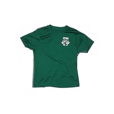 Challenger Teamwear Active T-Shirt: Green Solid Sporting & Activewear - Kids Boy's Size Medium