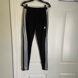 Adidas Pants & Jumpsuits | Adidas Women Black White Stripe Track Pants Skinny | Color: Black | Size: Xs