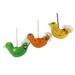 World Menagerie Izabelle Bird Hanging Figurine Ornament Set of 3 Fabric | 3 H x 4.9 W x 1.4 D in | Wayfair 216834