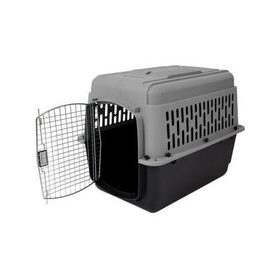 Aspen Pet Traditional Dog & Cat Kennel, Gray/Black, 32-in