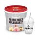 Shmoo Strawberry Milkshake Thick Shake Mix 1.8KG Tub & Small 13fl oz Shmoo Disposables & Scoop