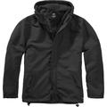 Brandit Windbreaker Frontzip Jacke, schwarz, Größe 2XL