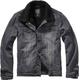 Brandit Sherpa Denim Jacket, black, Size L