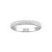 Charles & Colvard 3/8 Ct. T.w. Lab Created Moissanite Micro Pavé Band In 14K White Gold, 9