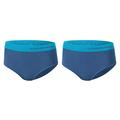 Runderwear Women's Running Hipster (Pack of 2) - Chafe-Free Running Underwear (Blue (Pack of 2), 16-18)