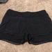 Athleta Shorts | Athleta Black Shorts With Built In Biker Shorts | Color: Black | Size: M