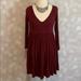 American Eagle Outfitters Dresses | American Eagle V-Neck Dress | Color: Red | Size: S