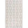 Billerica 9' x 13' Coastal Contemporary Abstract Wool Beige/Dusty Sage/Medium Gray Area Rug - Hauteloom