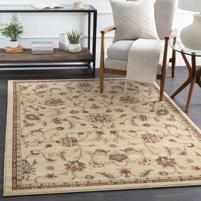 Bajadero 2' x 3'3" Traditional Dark Brown/Black/Medium Gray/Beige/Coral/Mustard/Olive/DarkBrown/MediumGray/Dark Brown/Medium Gray Area Rug - Boutique Rugs
