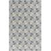Bonita 2' x 3' Modern Flat Weave Moroccan Trellis Wool Denim/Ivory/Slate/Slate Blue Area Rug - Hauteloom
