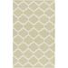 Dearborn 9' x 12' Transitional Modern Moroccan Trellis Cotton Cream/Light Green/Lime Green/Ivory Area Rug - Hauteloom