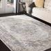 Beebe 2'7" x 10'2" Traditional White/Ivory/Black/Brown/Gray/Olive/Light Slate/Dark Red Runner - Hauteloom