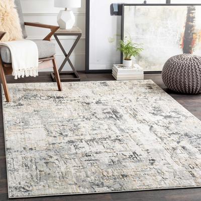 Stinesville 7'10" x 10'2" Modern Moroccan Bohemian Farmhouse Tan/White/Charcoal/Gray/Light Slate/LightSlate/Light Slate Area Rug - Boutique Rugs
