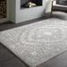 Battleview 8'10" x 12'4" Traditional Charcoal/Tan/Light Beige/Beige Area Rug - Hauteloom