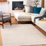 Harpursville 5'3" x 7'3" Modern Light Gray/Light Brown Area Rug - Hauteloom