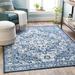 Shavertown 8'10" x 12'4" Traditional Moroccan Bohemian Farmhouse Navy/Denim/Ivory Area Rug - Hauteloom