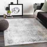 Welty 7'10" x 10'2" Traditional Light Gray/Charcoal/Gray/Off White Area Rug - Hauteloom