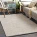 Gateway 9' x 12' Rustic NZ Wool Light Gray/Charcoal/Ivory Area Rug - Hauteloom