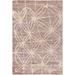 Mamou 8' x 10' Bohemian/ Contemporary Abstract Jute Mauve/Brown/Ivory/Dark Red Area Rug - Hauteloom