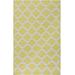 Toccoa 8' x 11' Transitional Flat Weave Moroccan Trellis Wool Light Gray/Light Olive/Light Slate/Olive Area Rug - Hauteloom