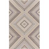 Fischer 8' x 10' Bohemian/ Flat Weave Moroccan Bohemian Wool Taupe/Charcoal/Gray/Light Gray Area Rug - Hauteloom