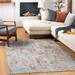 Fulham 8'10" x 12' Modern Light Gray/Blue/Brown/Gray/Mustard/Off White/Rust/Brick Red/Dark Red Area Rug - Hauteloom