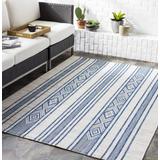 Yankalilla 5'3" x 7'7" Navy/Pale Blue/Dark Blue/Off White Outdoor Area Rug - Hauteloom