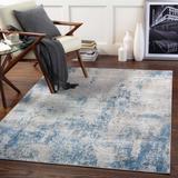 Sapcote 7'10" x 10' Modern Light Gray/Charcoal/Dark Blue/Yellow/Light Beige/Light Slate/Beige/Navy Area Rug - Hauteloom