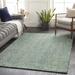 Redig 8'10" x 12' Modern Wool Sage/Dark Green/Deep Teal/Ivory/Light Sage/Medium Brown/Seafoam/Teal Area Rug - Hauteloom