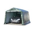 Intent24 - 3,3 x 4,8 m garage, abri de stockage, pe 450 n, tente garage vert foncé - vert