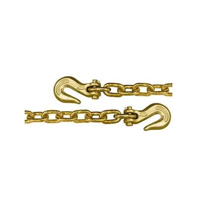 Transport Chain With Clevis Hooks 3/8 In. X 20 Ft. Fasteners