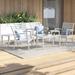 Latitude Run® Quadis 7 Piece Seating Group w/ Cushion Plastic in White | Outdoor Furniture | Wayfair 6061975C5A8B415995F7A79C347425D7