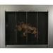 Ebern Designs Acelee Fireplace Door Steel in Black | 32.25 H x 39.5 W x 2 D in | Wayfair 41973531866741A1B0720A6E3BF94D31