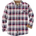 Legendary Whitetails Herren Buck Camp Flanellhemd Button-Down-Shirt, Americana Plaid, M EU