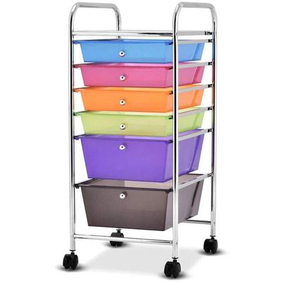 Costway - Badrollwagen Bad Rollwagen Schubladen Rollwagen Rollcontainer Haushaltswagen Mobiler Image