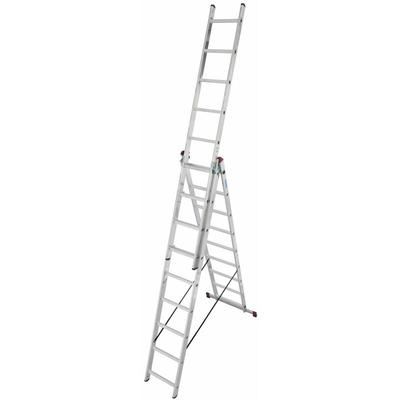 Krause Corda Aluleiter 5,3m 3x9 Multifunktionsleiter Vielzweckleiter Mehrzweck Image