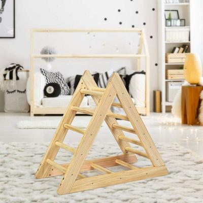 Kletterdreieck aus Holz, Klettergeruest fuer Kleinkinder ab 3 Jahren, zur Entwicklung Image