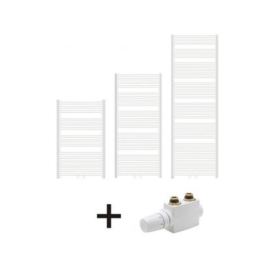 Badheizkörper Handtuchheizkörper Mittelanschluss Weiss Heizkörper Handtuchwärmer 400x1800 mm Nein Image