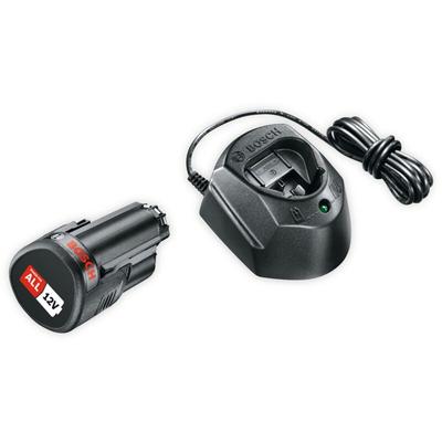 BOSCH Starter-Set, 12V, Ladegerät GAL 1210 CV, Akku 1500mAh