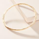 Anthropologie Jewelry | Anthropologie Silver Plated Bangle Bracelet Nwt | Color: Silver | Size: Os
