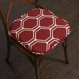 Red Barrel Studio® Mirage Indoor/Outdoor Chair Pad Cushion redPolyester | 1.5 H x 16 W in | Wayfair AD9A35DA544043138B8AEC0C35D0C6AC